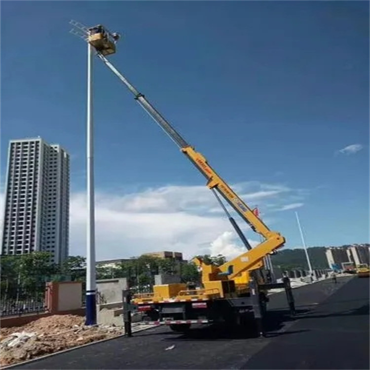 安徽维修路灯的曲臂升降车出租